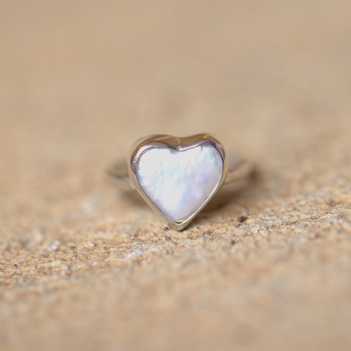 Heart Pearl Ring