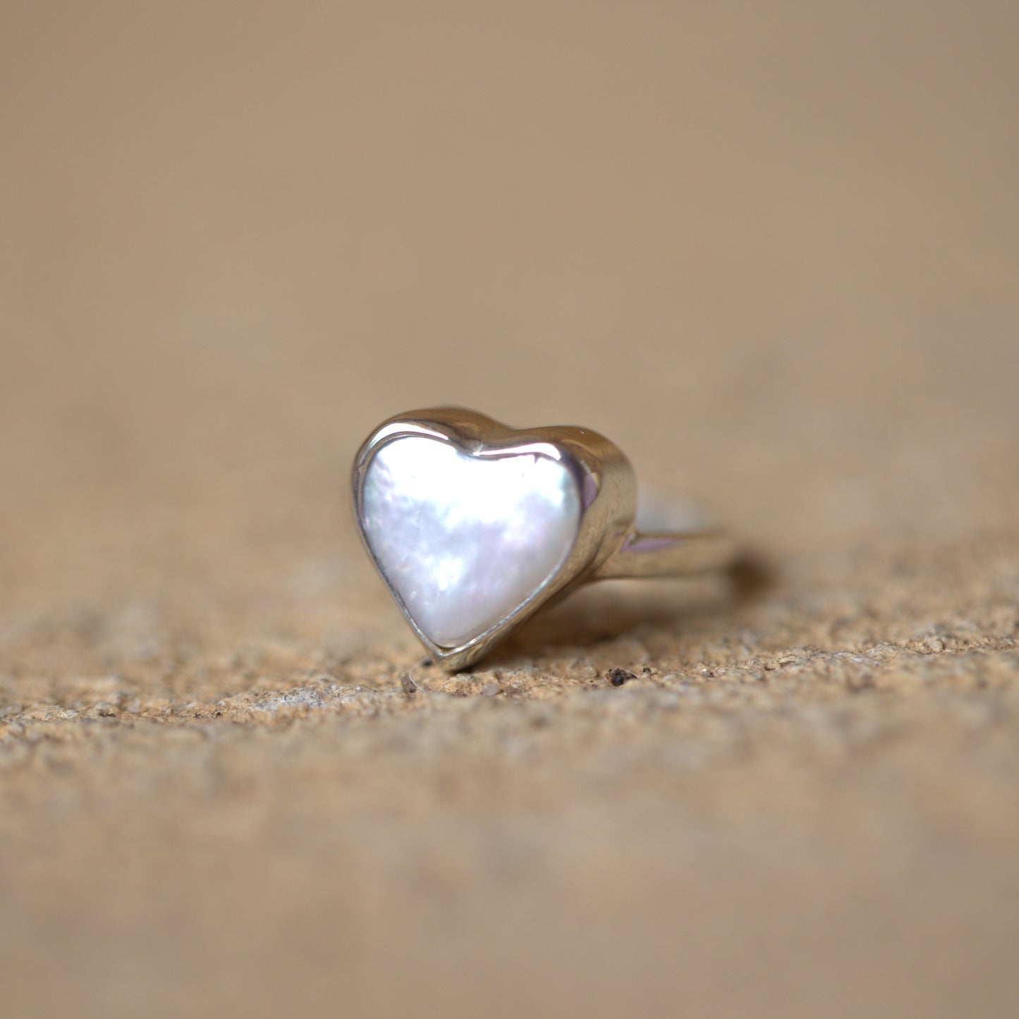 Heart Pearl Ring