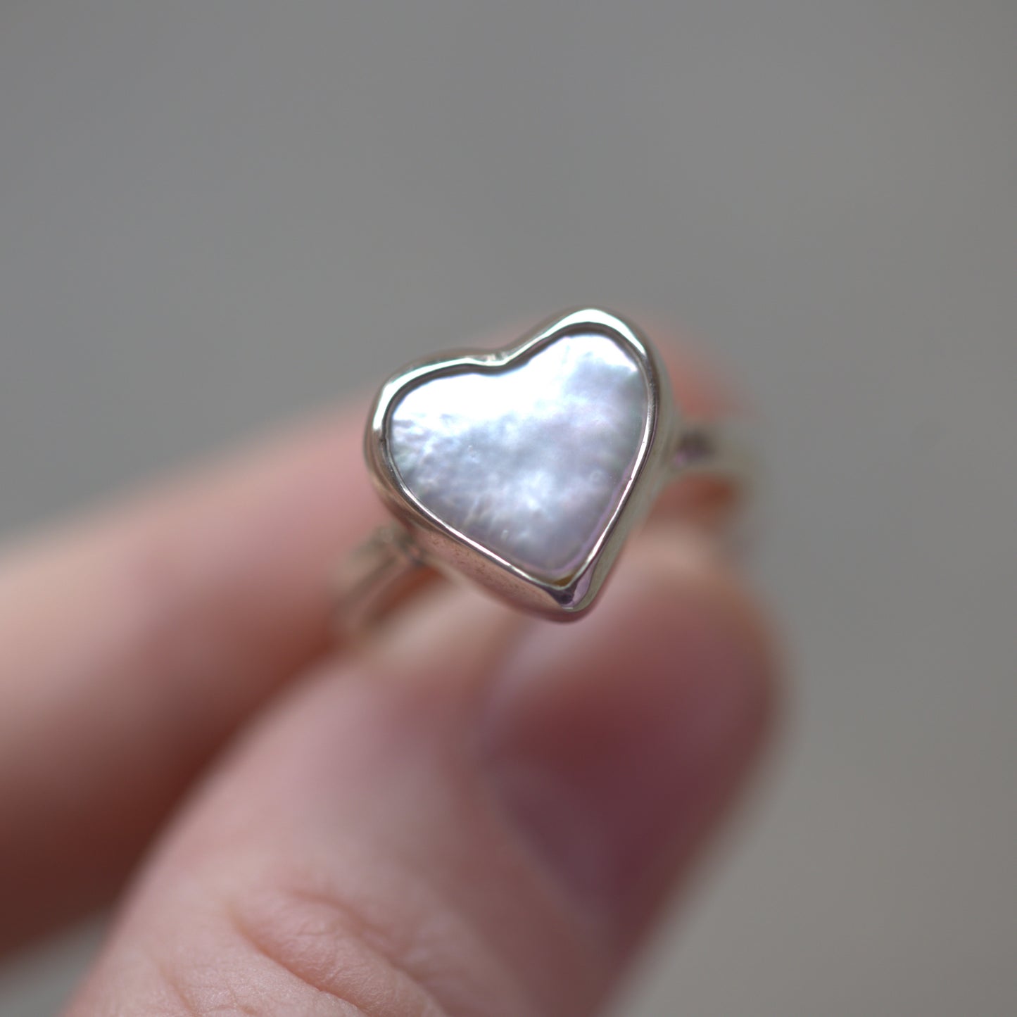 Heart Pearl Ring