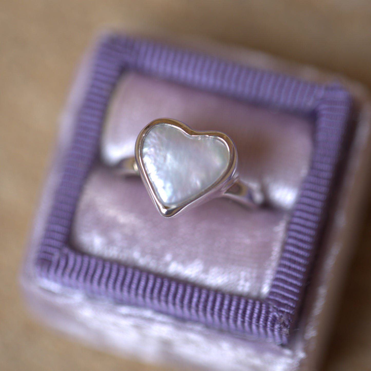 Heart Pearl Ring