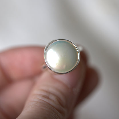 Round Pearl Ring