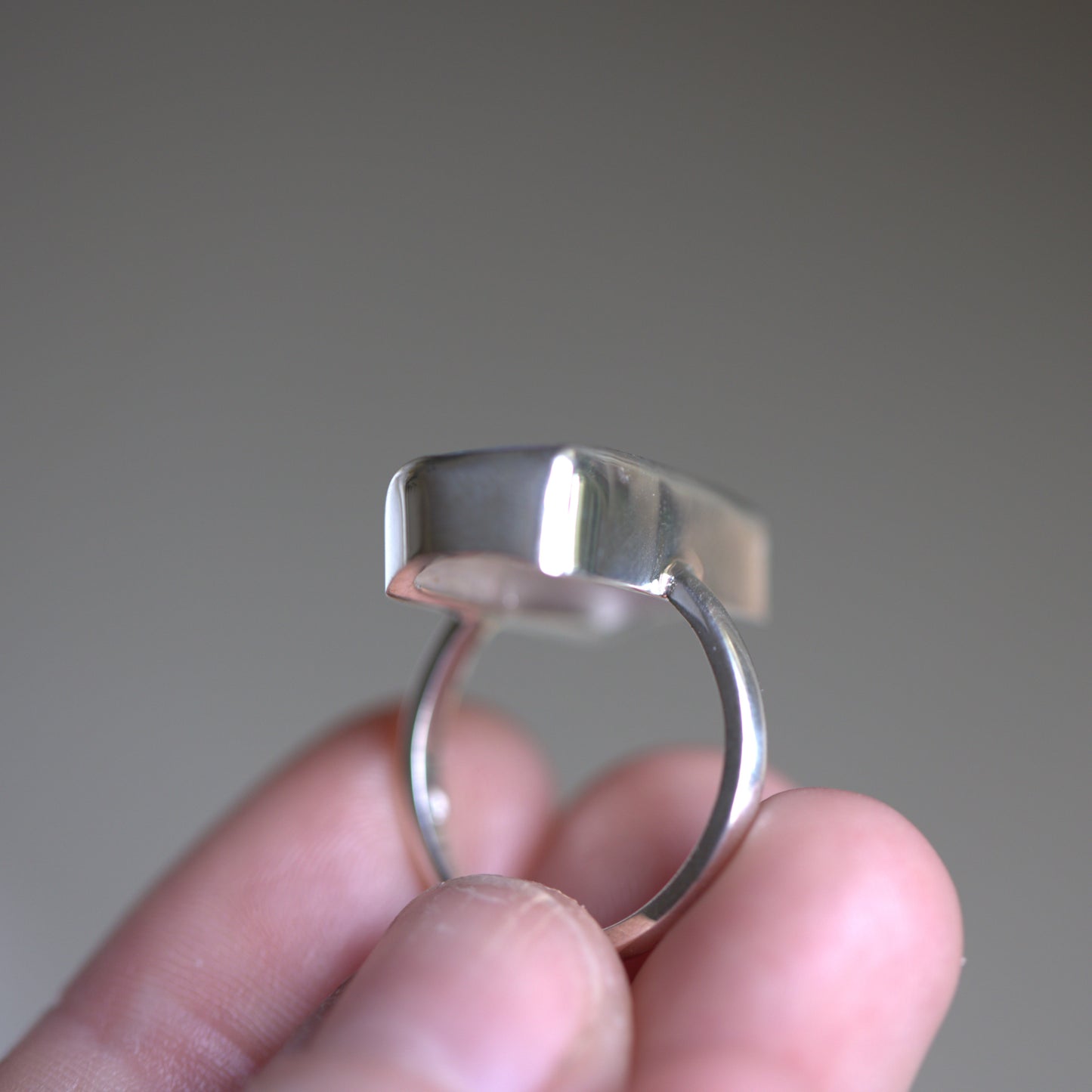 Rectangle Pearl Ring