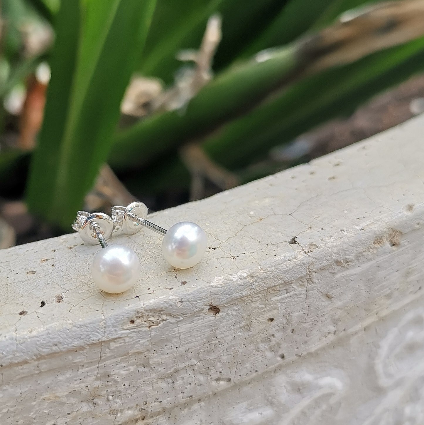 Pearl Studs Buttons 6mm