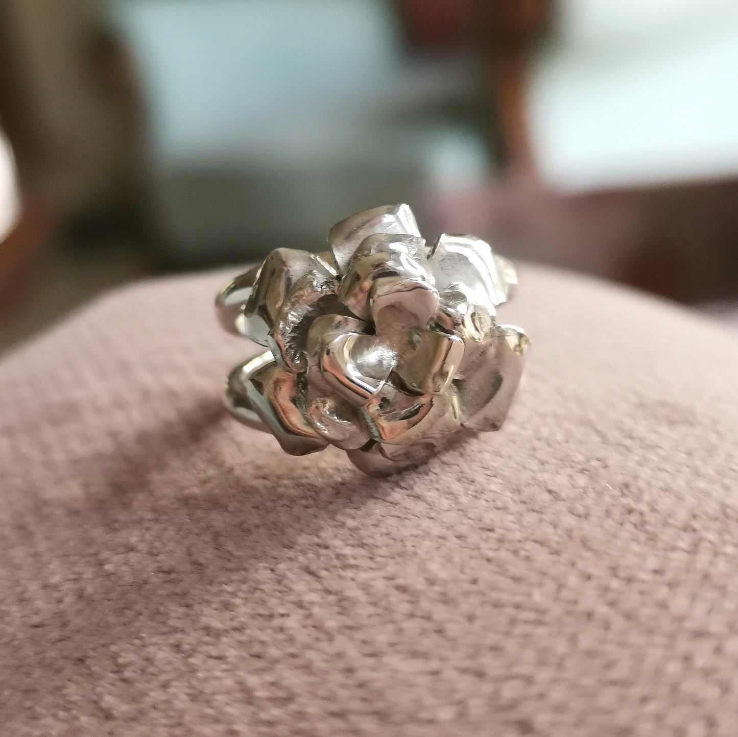 Rustic Silver Rose