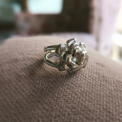 Rustic Silver Rose