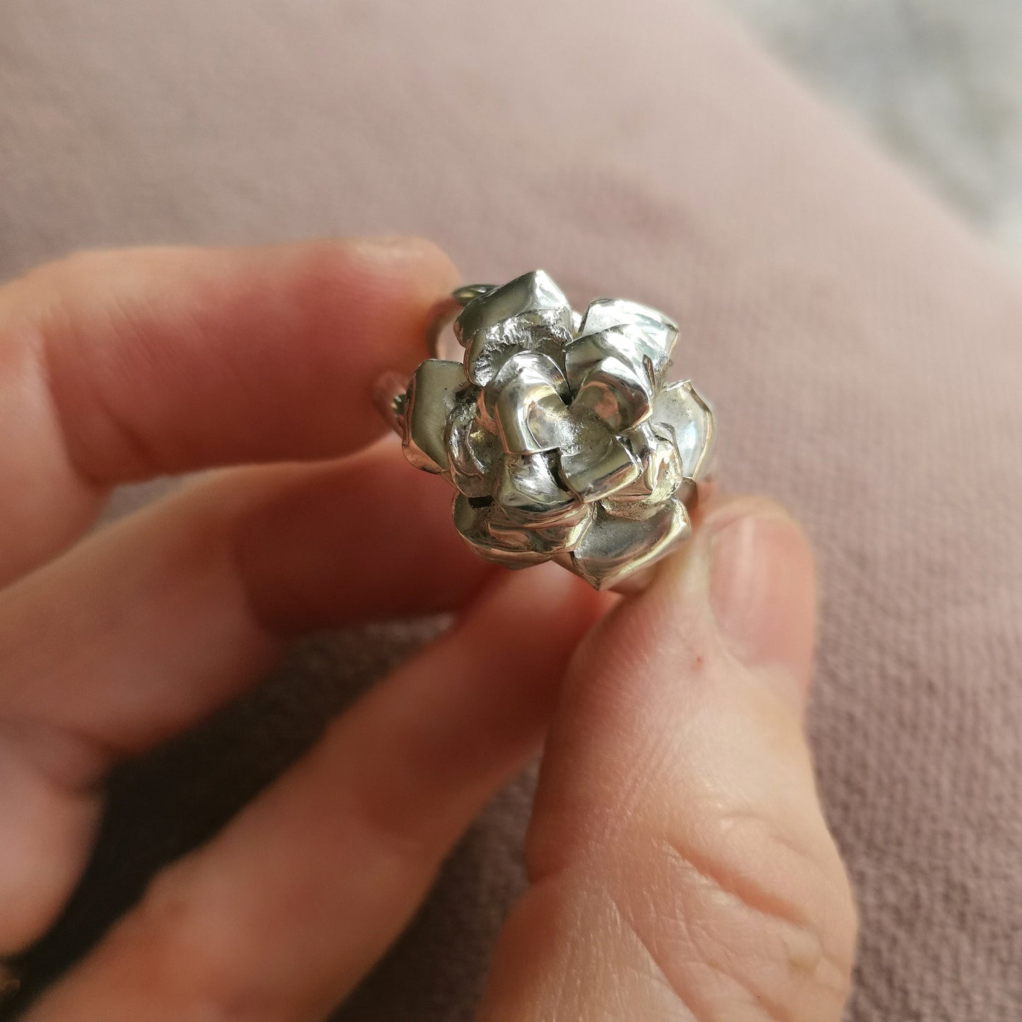 Rustic Silver Rose